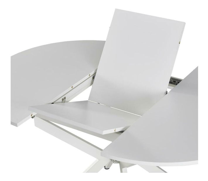 Masă de sufragerie extensibilă Amero (alb) (pentru 4-6 persoane)