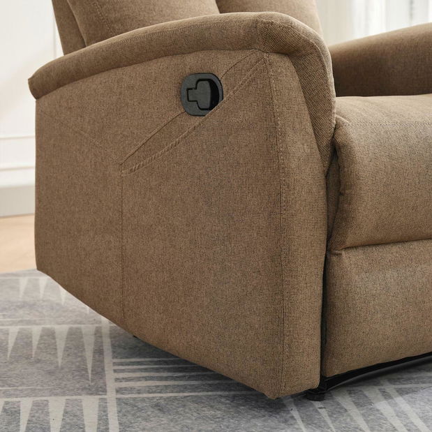 Podesiva fotelja Temor (smeđa)