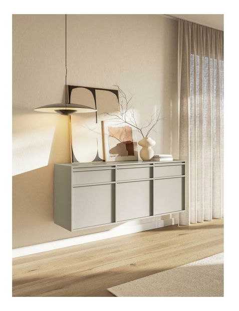 Komoda Evane E5 (siva)