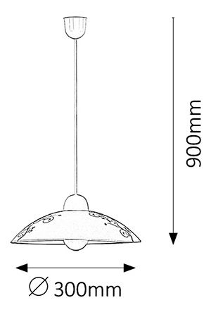 Aplică de perete Bloomy 1848 (alb + negru)