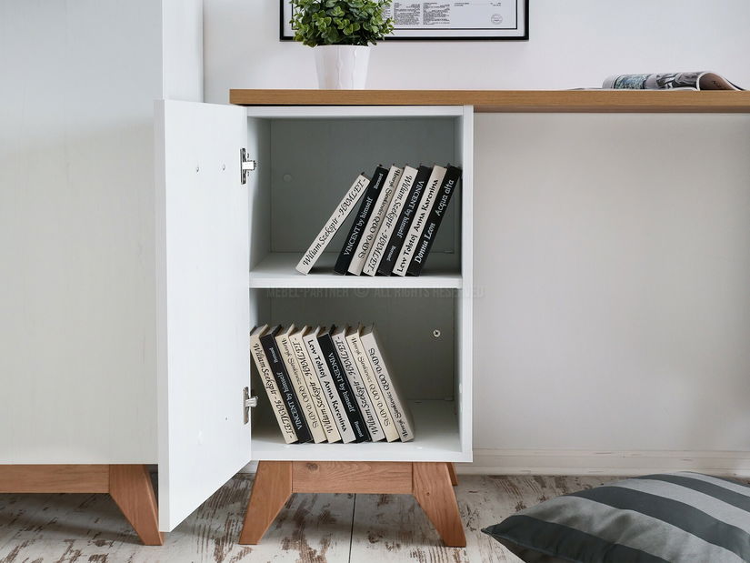 PC stol Balones BG12 (bijela + hrast)