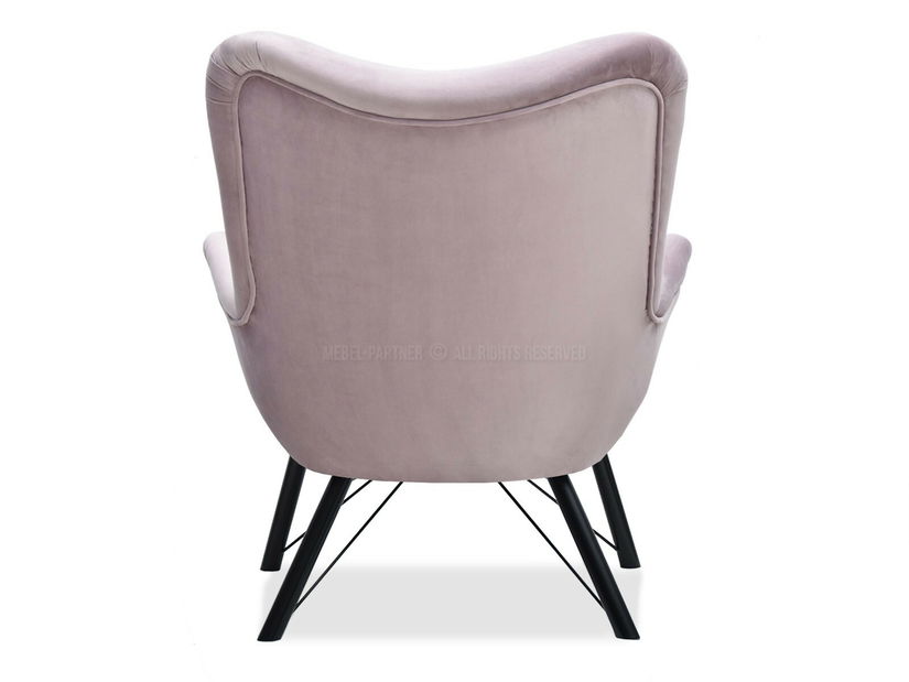 Fotoliu relax Dawntawn (violet deschis + negru)