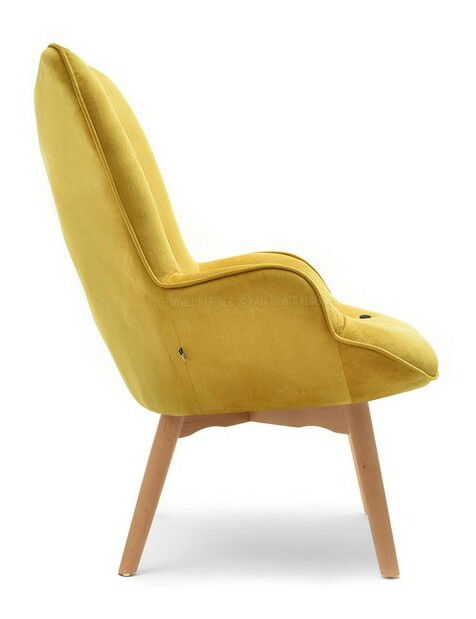 Fotel Nutri (sárga + bükk)