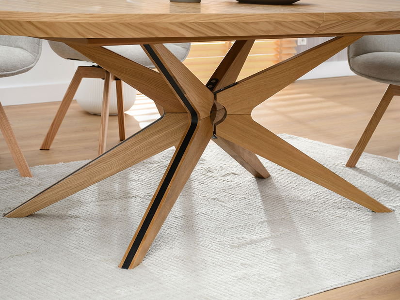 Jedálenský stôl Santander (dub)