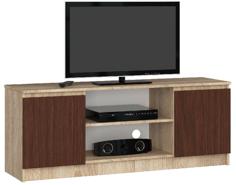 TV stolík Dariel (dub sonoma + wenge)