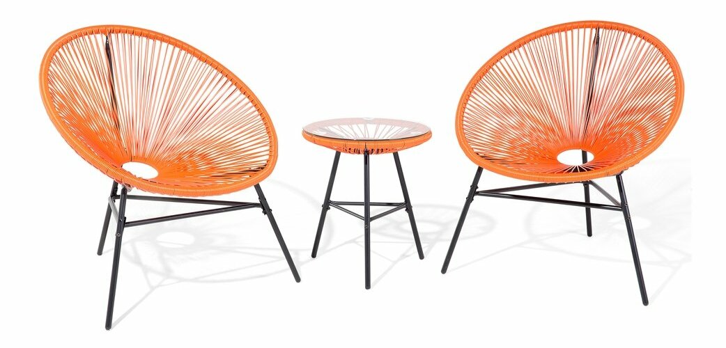 Záhradný set Alvarez (oranžová)