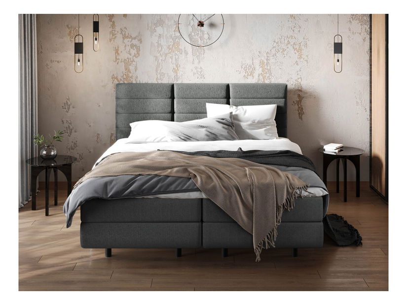 Franciaágy 180 cm Gabonapehely (világos bézs)