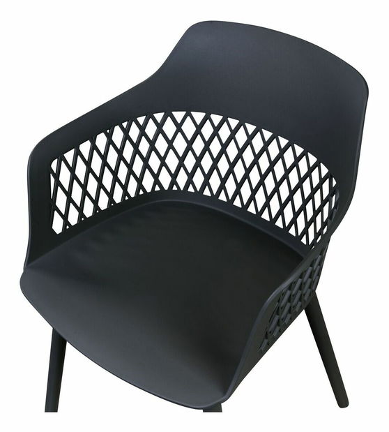 Set 2 ks jedálenských stoličiek Anneli (čierna)