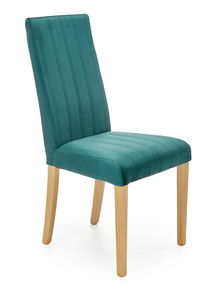 Scaun de sufragerie Delph (smaragd + stejar miere)