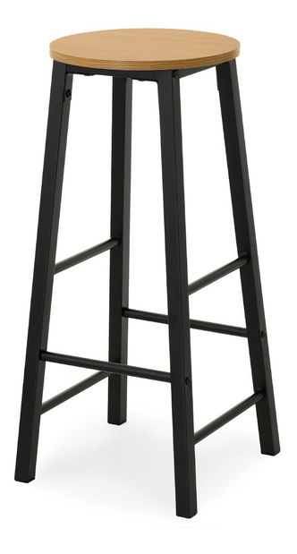 Barska stolica Fukando (hrast + crna)