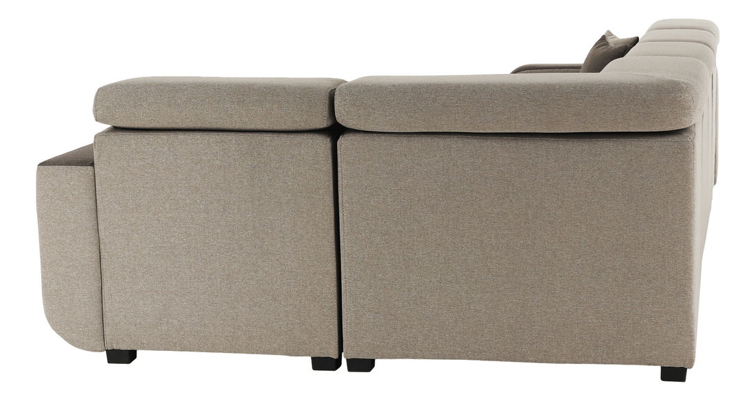 Colțar în formă de U Imani (maro deschis + maro)