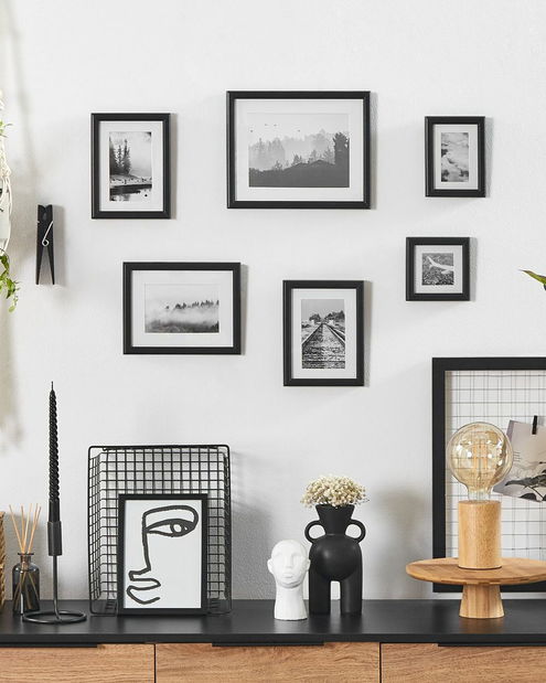 Cadru pentru fotografii 6 buc Zimbabwe (negru) 