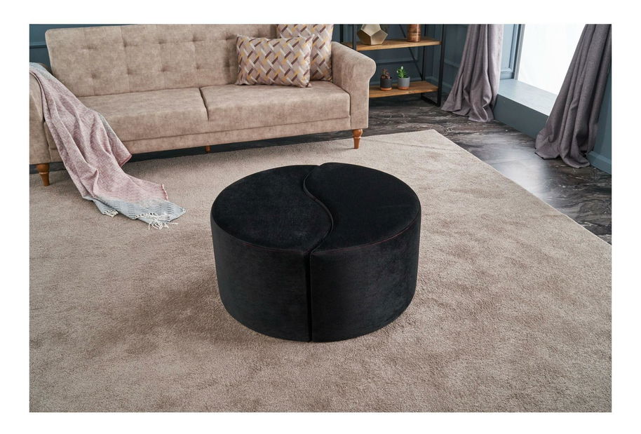 Taburetka Alonusa (čierna)