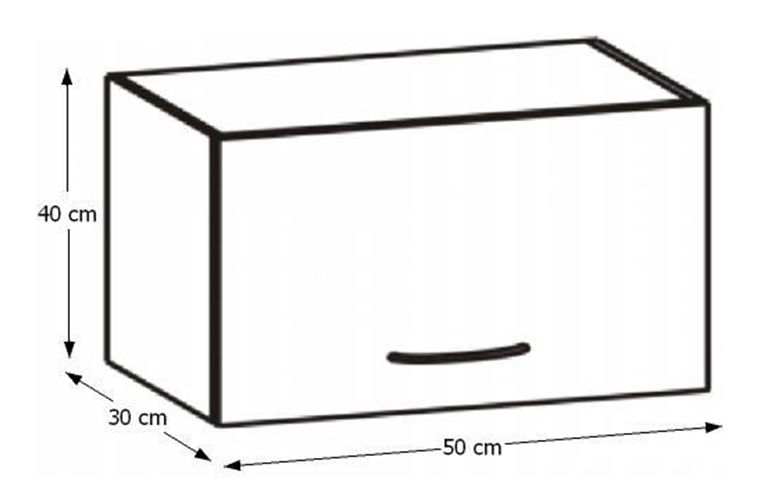 Horná kuchynská skrinka Hariva New G O-50