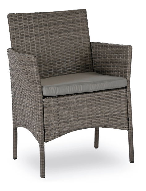 Záhradný set Manta (sivá) (pre 4 osoby)