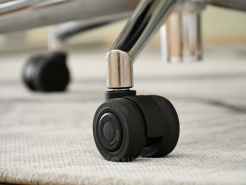 Fotel Lionel (krém + króm)