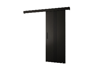 Uși culisante 90 cm Sharlene V (negru mat + negru mat + negru)