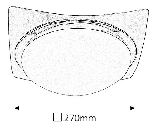 Mennyezeti lámpa Princessa 3665 (szatén króm + króm + opálüveg)
