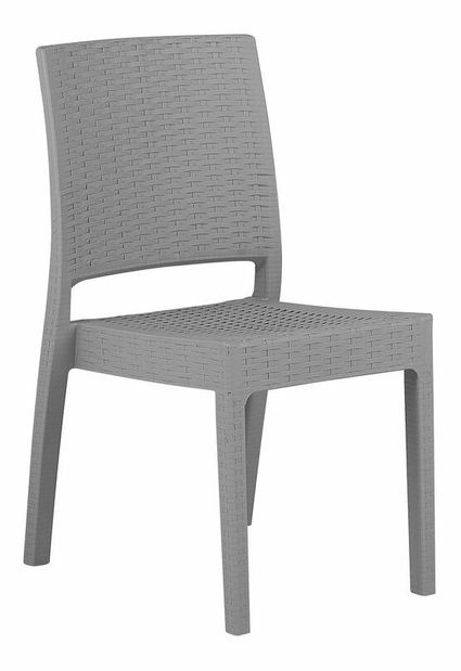 Záhradná jedálenská sada Fossil (svetlosivá) (pre 6 osôb)