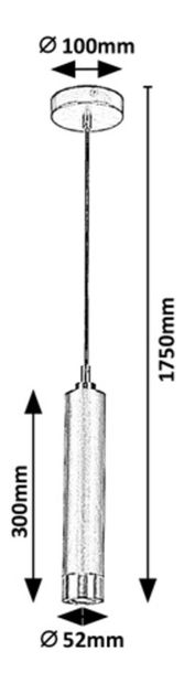 Iluminat de perete Ekanit 5076 (negru mat + argintiu)