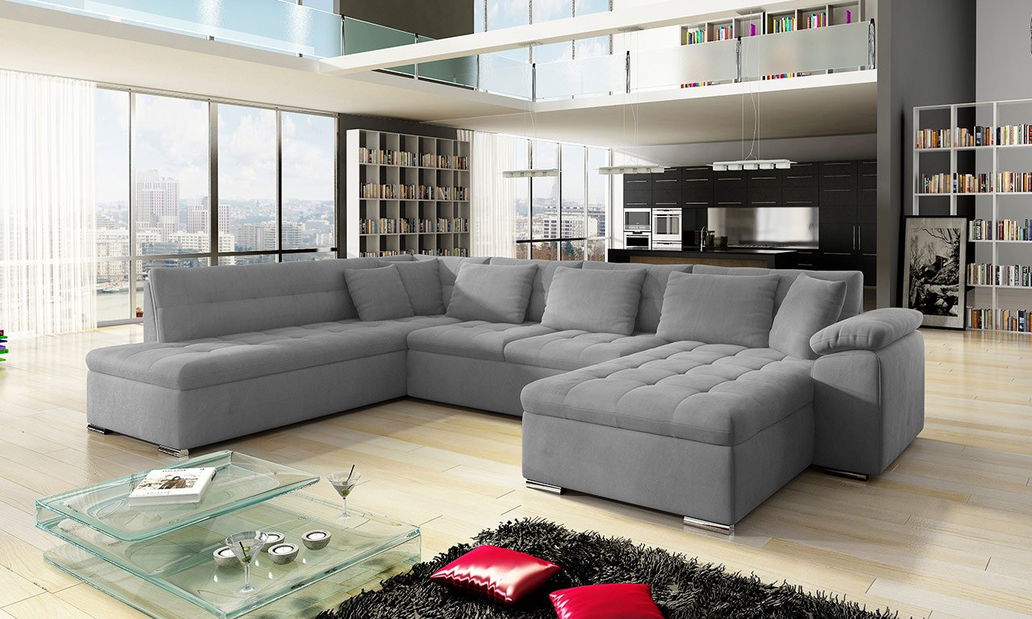 Sarok ülőgarnitúra Talia (sötétzöld)