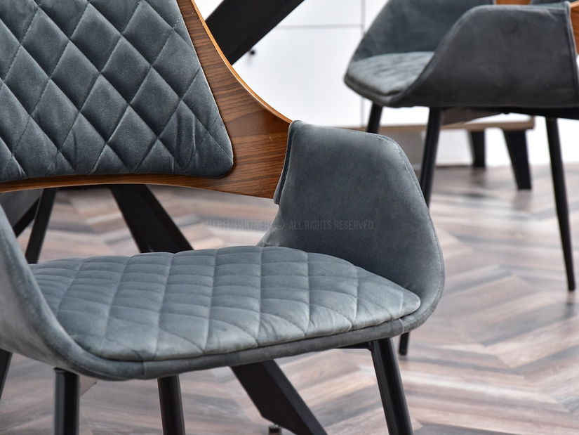 Szék Morgana (szürke + fekete)