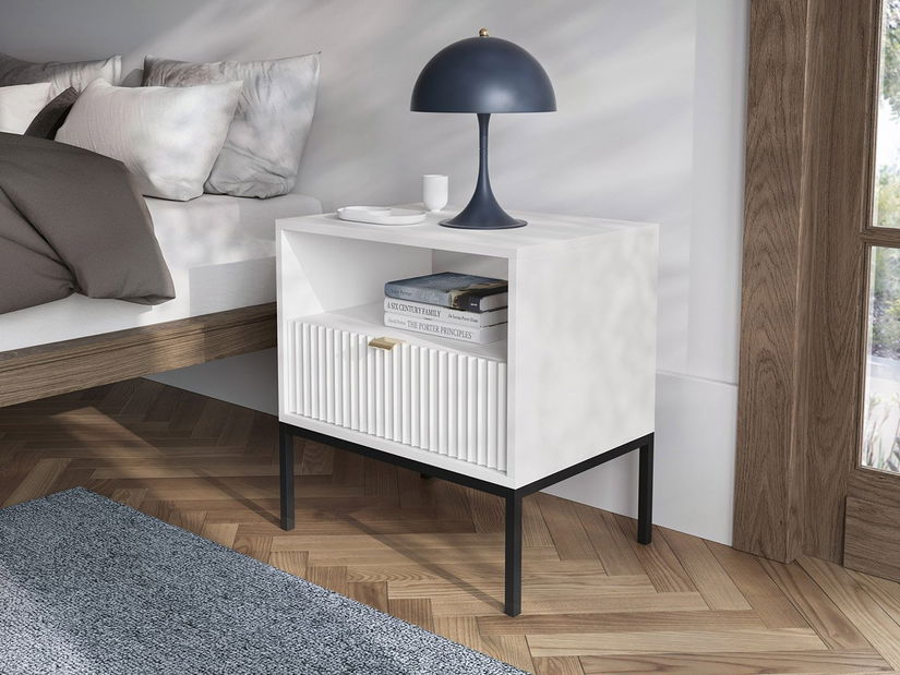 Noptieră Lena MS54 (Alb)