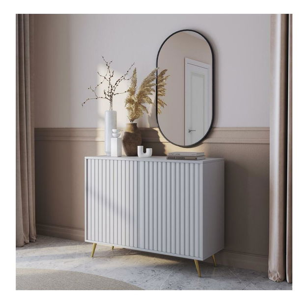 Dulap Biel B1 (alb + auriu)