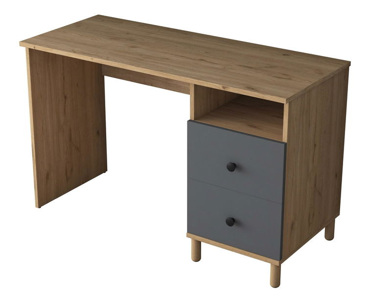 PC asztal Sikine 3 (dió + antracit)