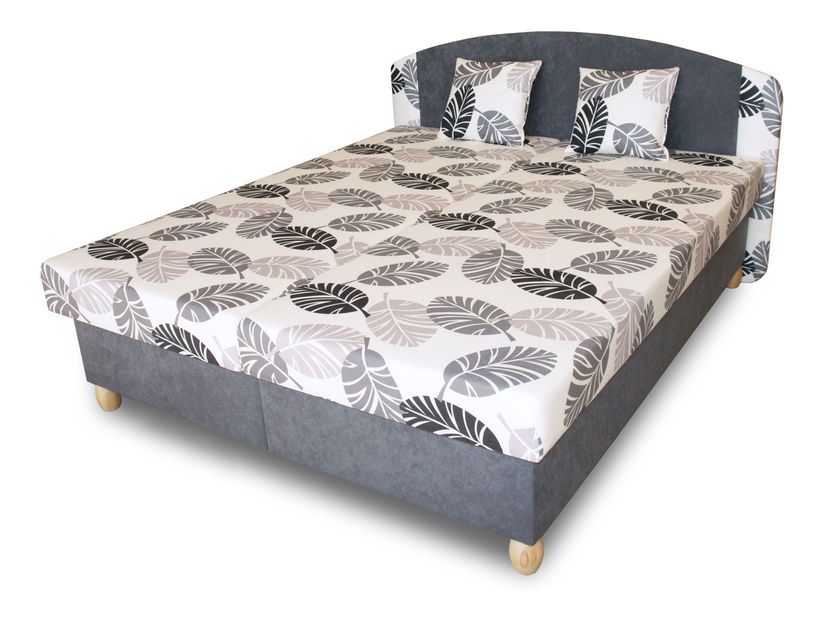 Manželská posteľ 180 cm Benab Paris (s roštami, matracmi a 2 ks vankúšov)