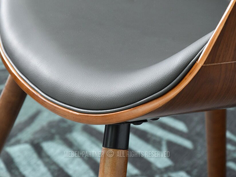 Scaun Bjorn K (gri + nuc)