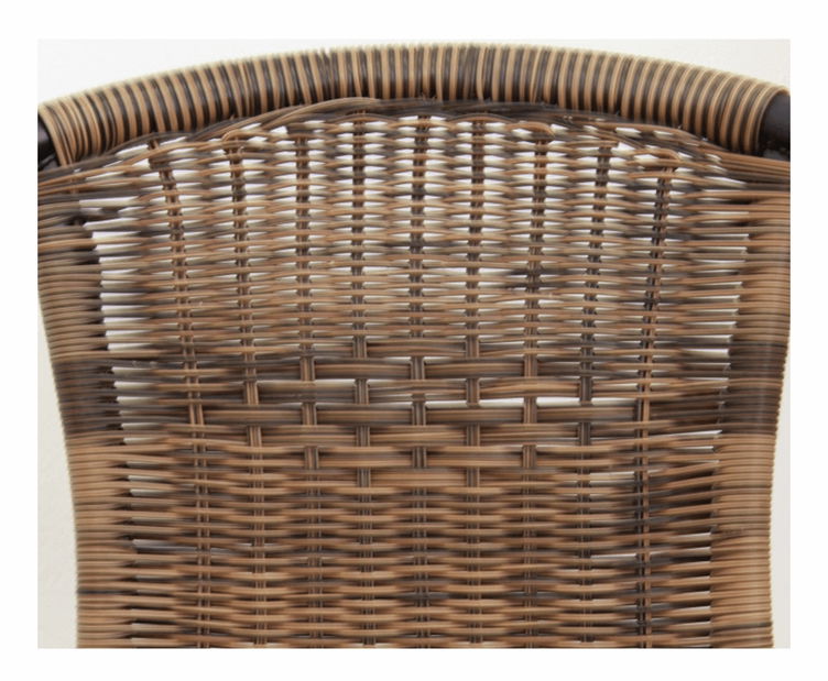 Scaun de grădină (2 buc.) Durley (Maro + Negru) *vânzare stoc