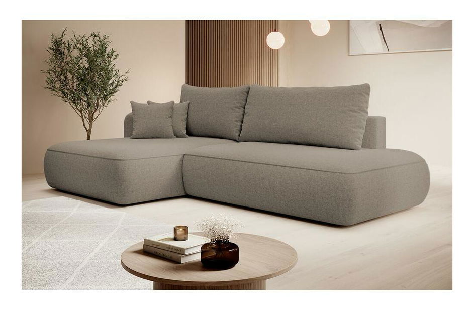 Colțar Fergie (S) (bej deschis + negru)