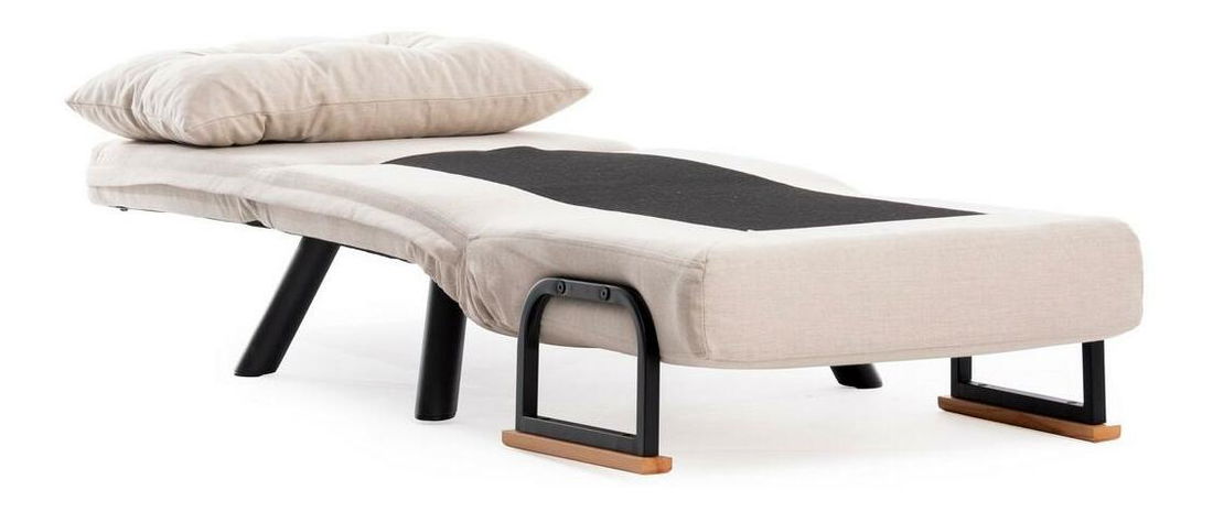 Fotoliu extensibil Sandy (crem)