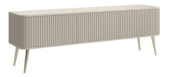 TV ormarić/stolić Oglio O5  (sivo-bež + zlatna)