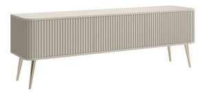 TV ormarić/stolić Oglio O5  (sivo-bež + zlatna)