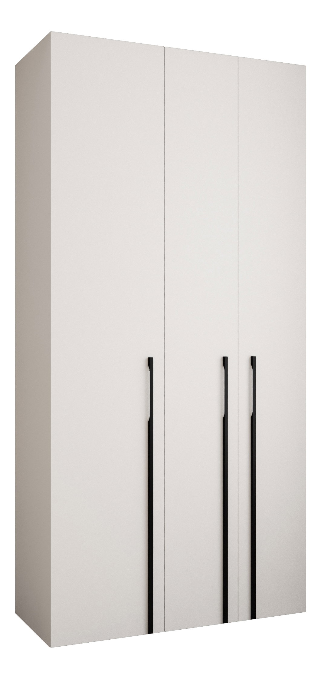 Dulap de haine 120 cm Carmela 40-3 (alb + Negru)