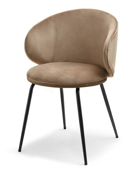 Stolička Carmen (béžová + zlatá)