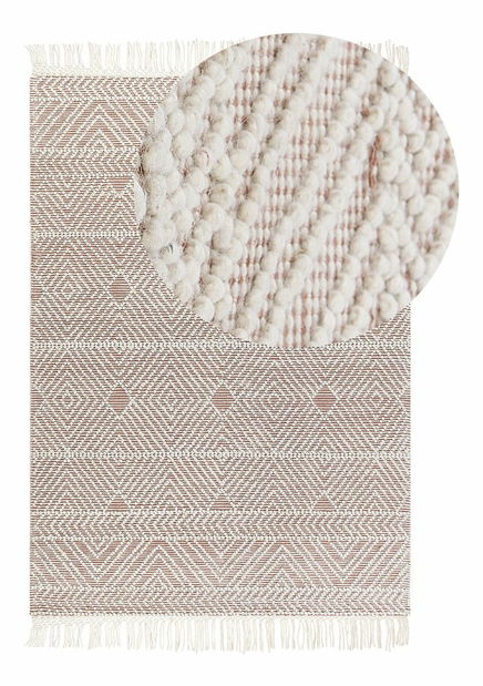 Tepih 80 x 150 cm Keten (bijela)