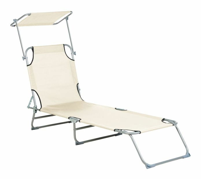 Șezlong Fiona (alb)