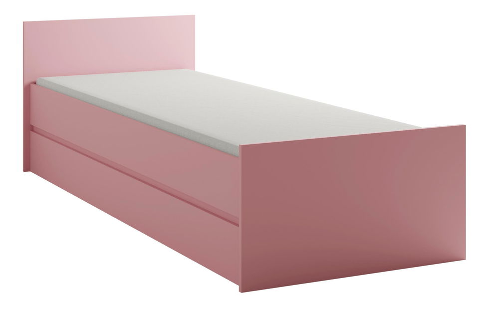 Jednolôžková posteľ 80 cm Cortez C 8 (ružová) (s roštom)