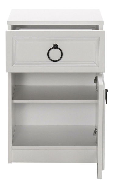 Noptieră Mekali 2 (alb)