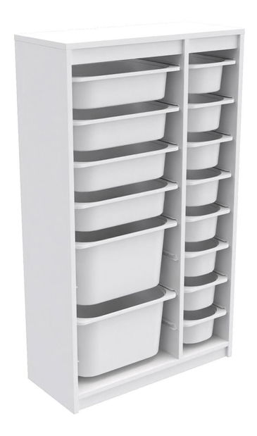 Organizator za igračke Dremonka 6 (bijela)