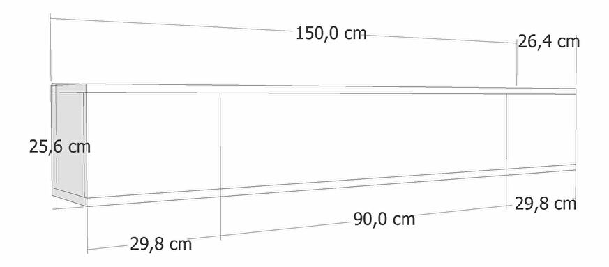 TV stolík/skrinka Parameunt (biela + mramor)