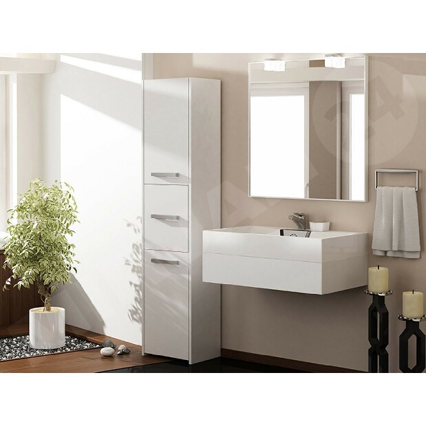 Fürdőszoba szekrény Nina N43 (fehér) *kiárusítás