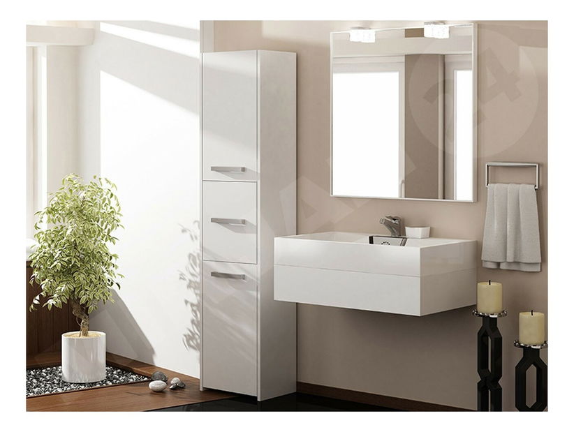Fürdőszoba szekrény Nina N43 (fehér)