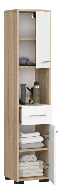 Kúpeľňová skrinka Farid TYP3 (dub sonoma + biela)