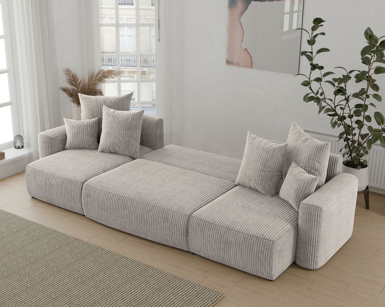 Sarokkanapé Denia U (világosbarna)