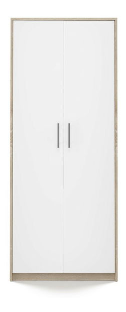 Policová skriňa Obtenidas 1 (biela + dub sonoma)