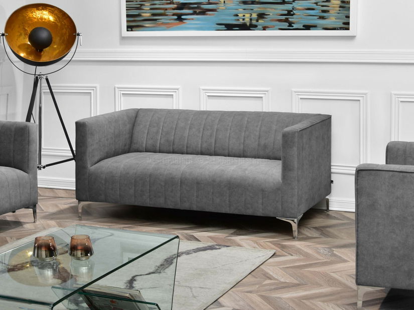 Canapea două locuri Represaliar (gri)